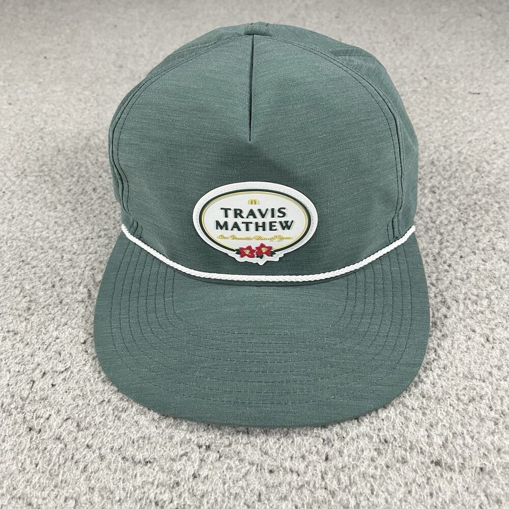 Travis Mathew Rope Hat Cap Adjustable Golf Augusta Masters Patron Snapback